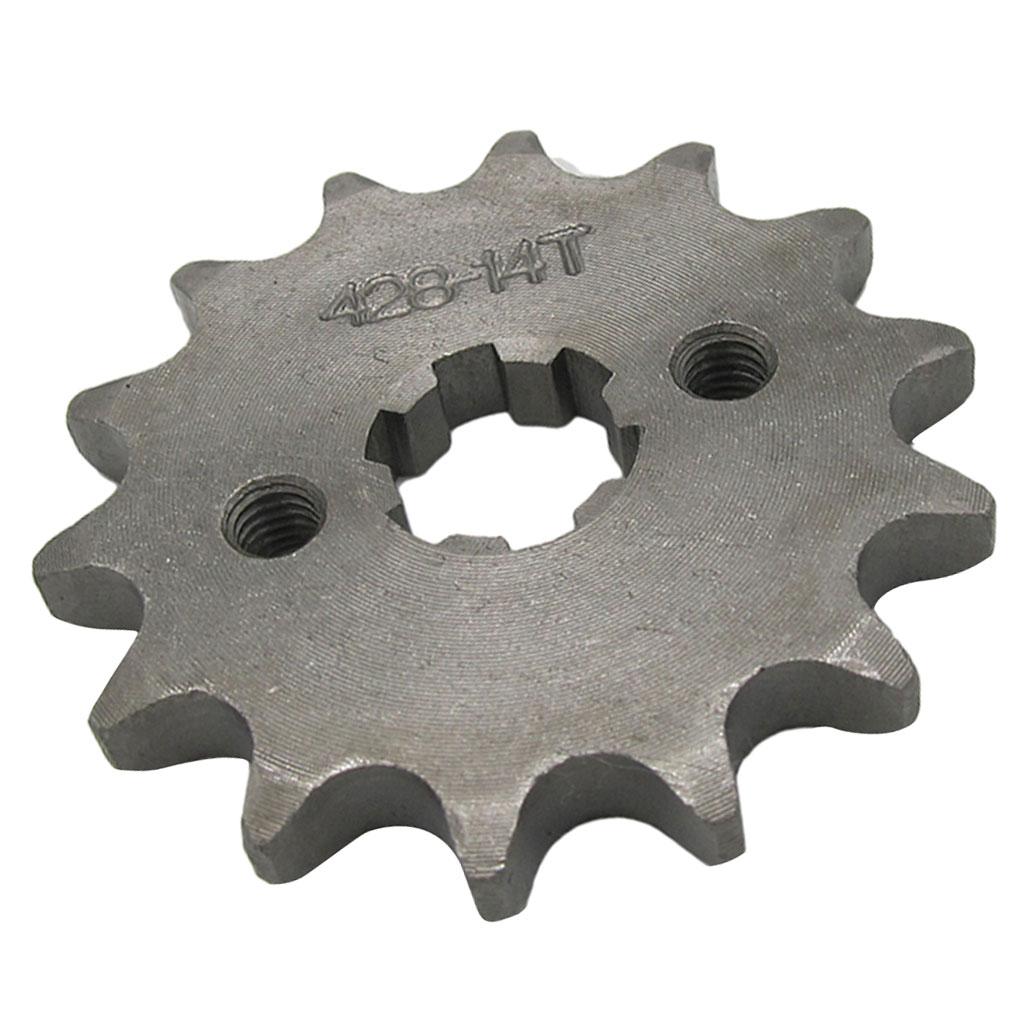 428 Chain - Pignone Anteriore 428 Catena 14 Denti