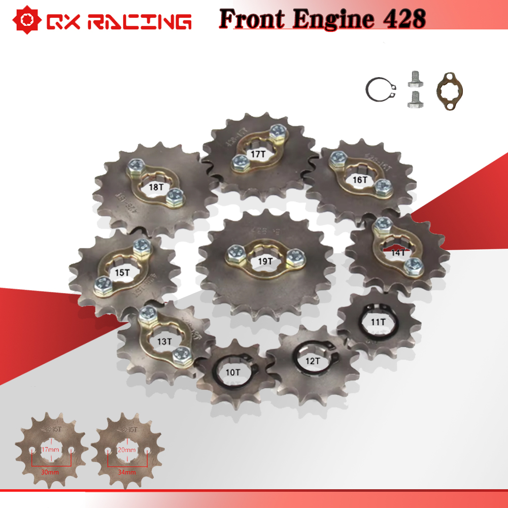 17 20mm 10T-19T Pignone Motore - 428 Chain recensione e prezzo