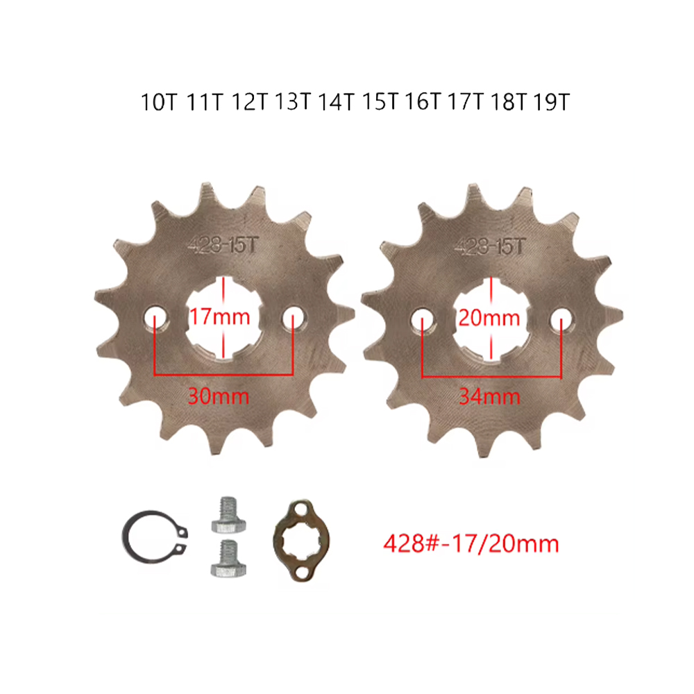 17 20mm 10T-19T Pignone Motore - 428 Chain recensione e prezzo