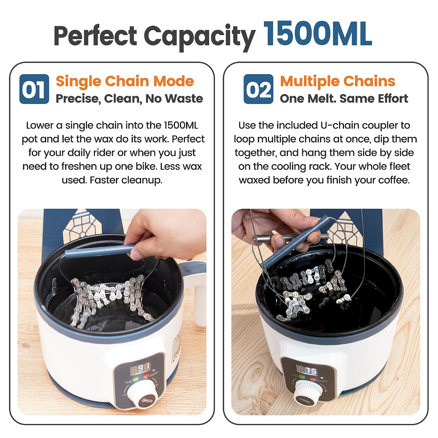 Pentola per sciogliere la cera - Bike Chain recensione e prezzo